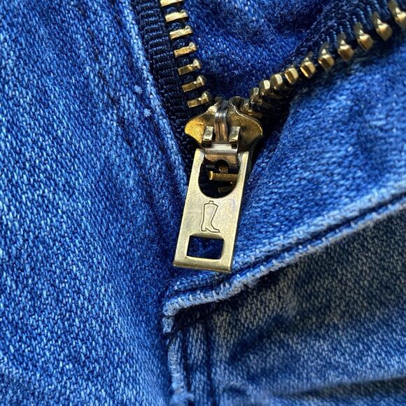 Vintage Wrangler Distressed 100% Cotton Jeans. USA. 31/34. Workwear. Western. - Picture 10 of 15